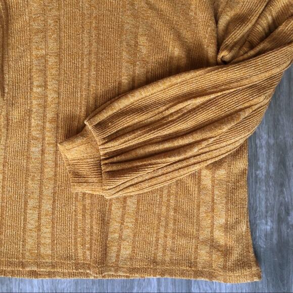 For The Republic Knit Sweater Mustard Size Small - Picture 8 of 8